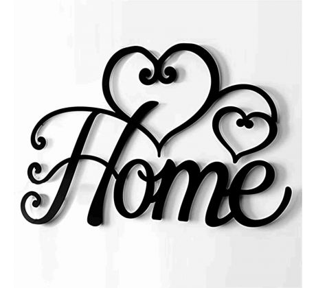 HOME na stenu z dreva