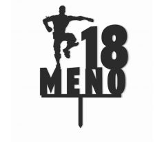 Zápich Fortnite na tortu tancujúca postava s menom a číslom