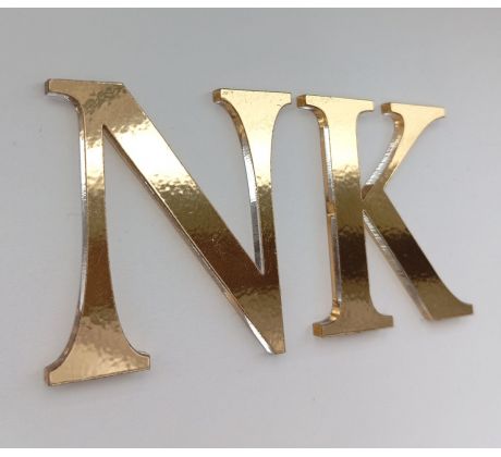 Zlaté písmená a nápisy na mieru