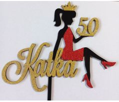 silueta sediace dievča s s menom a cislom