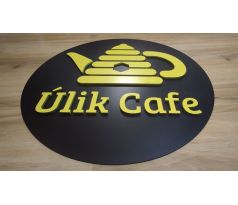 3D logo na mieru - logo z dreva na stenu 3