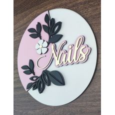 3D logo na stenu personalizované copy