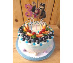 Dekorácia na tortu Máša Medveď 2