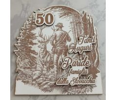 Tabuľka k narodeninám pre poľovníka 2