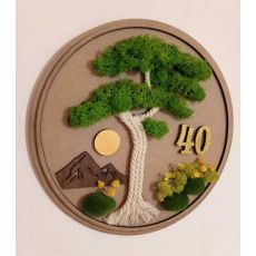 Machový obraz strom3