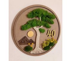 Machový obraz strom3