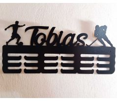 Vešiak na medaily - GARANCIA VIANOC šírka 60 cm čierna