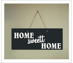 Drevená tabuľka s 3D nápisom Home Sweet Home 2