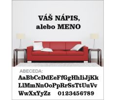 Drevené písmená 7 až 40 cm vzor 2