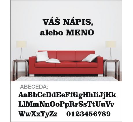 Drevené písmená 7 až 40 cm vzor 2